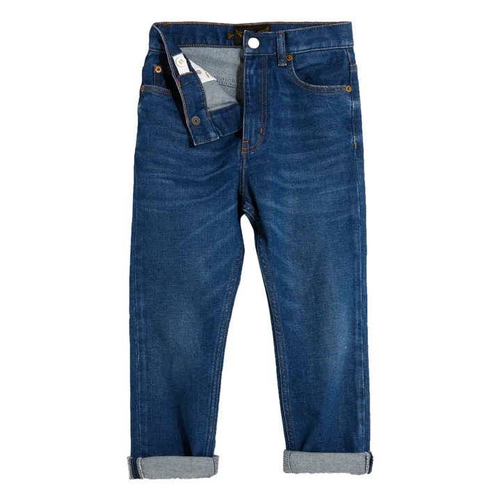 Ollibis Recycled Polyester & Cotton Jeans | Denim brut- Product image n°0