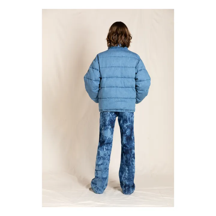 Jeans Flare Tie and Dye Solange | Blau- Produktbild Nr. 4