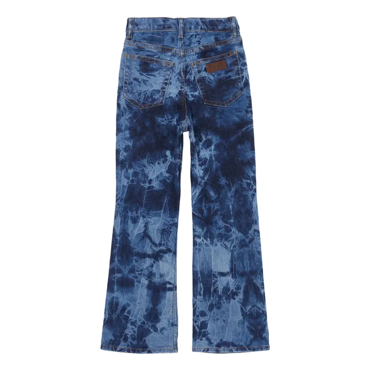 Jeans Flare Tie and Dye Solange | Blau- Produktbild Nr. 6