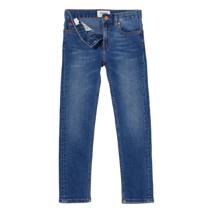 Jeans Slim in cotone riciclato, in poliestere riciclato, modello: Icon | Demin- Immagine del prodotto n°1
