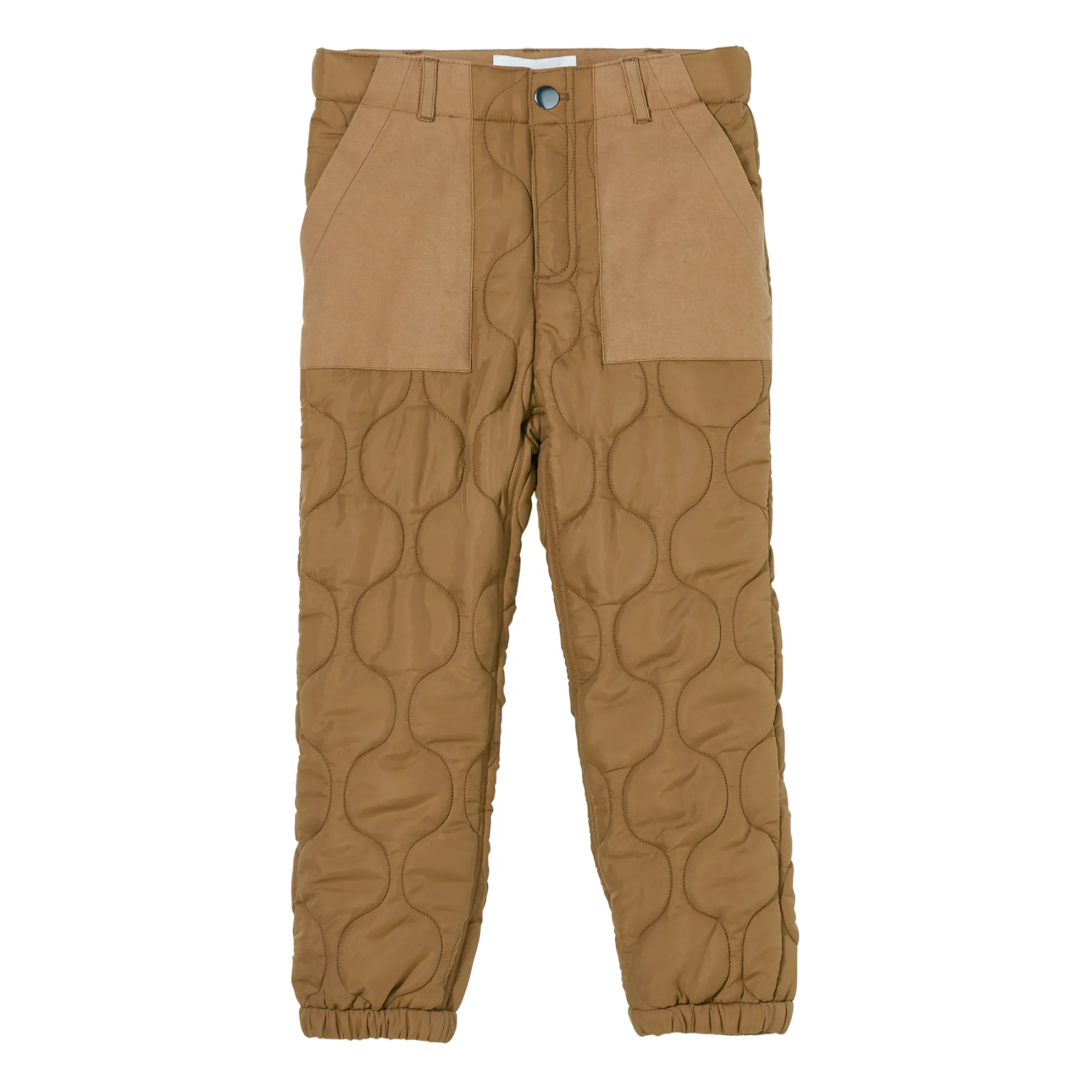 Finger In The Nose Camel Alex Quilted Trousers