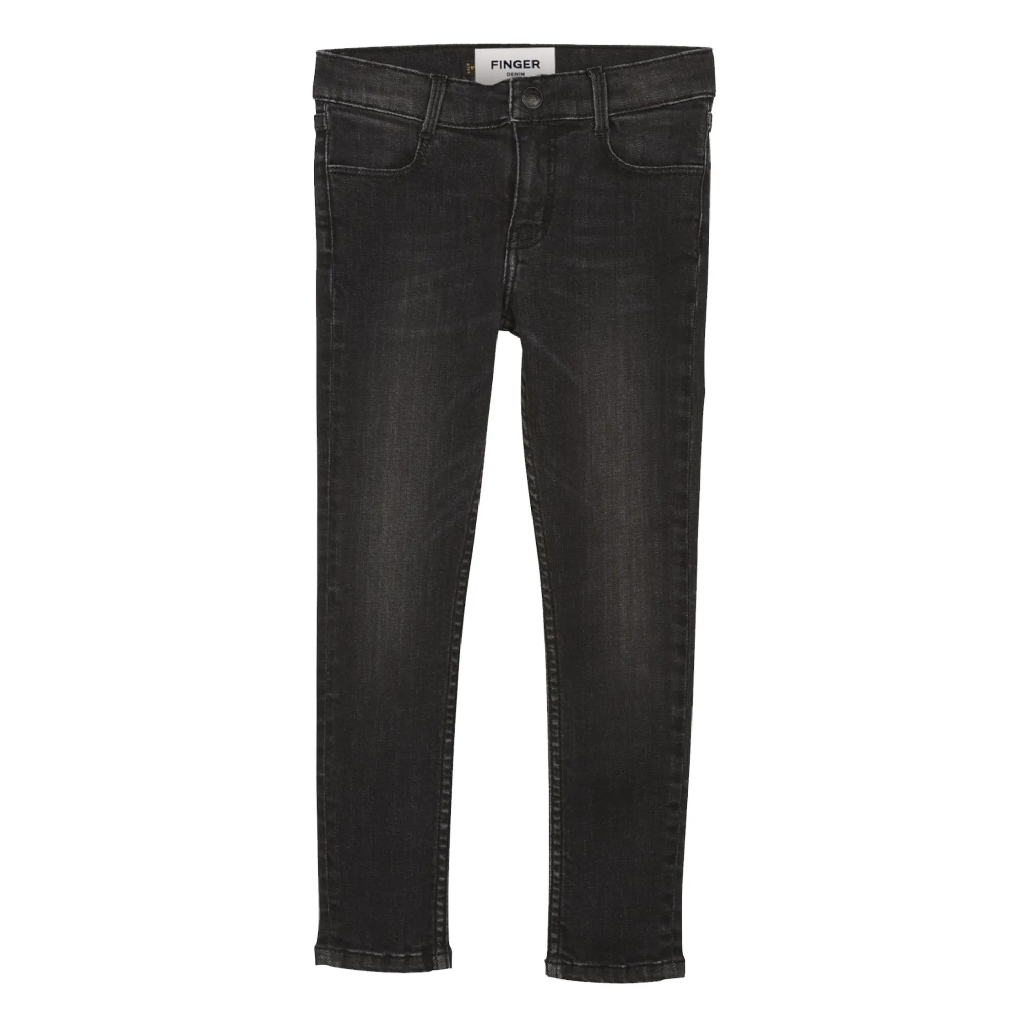 Finger In The Nose Dark Grey Denim Tama Skinny Jeans
