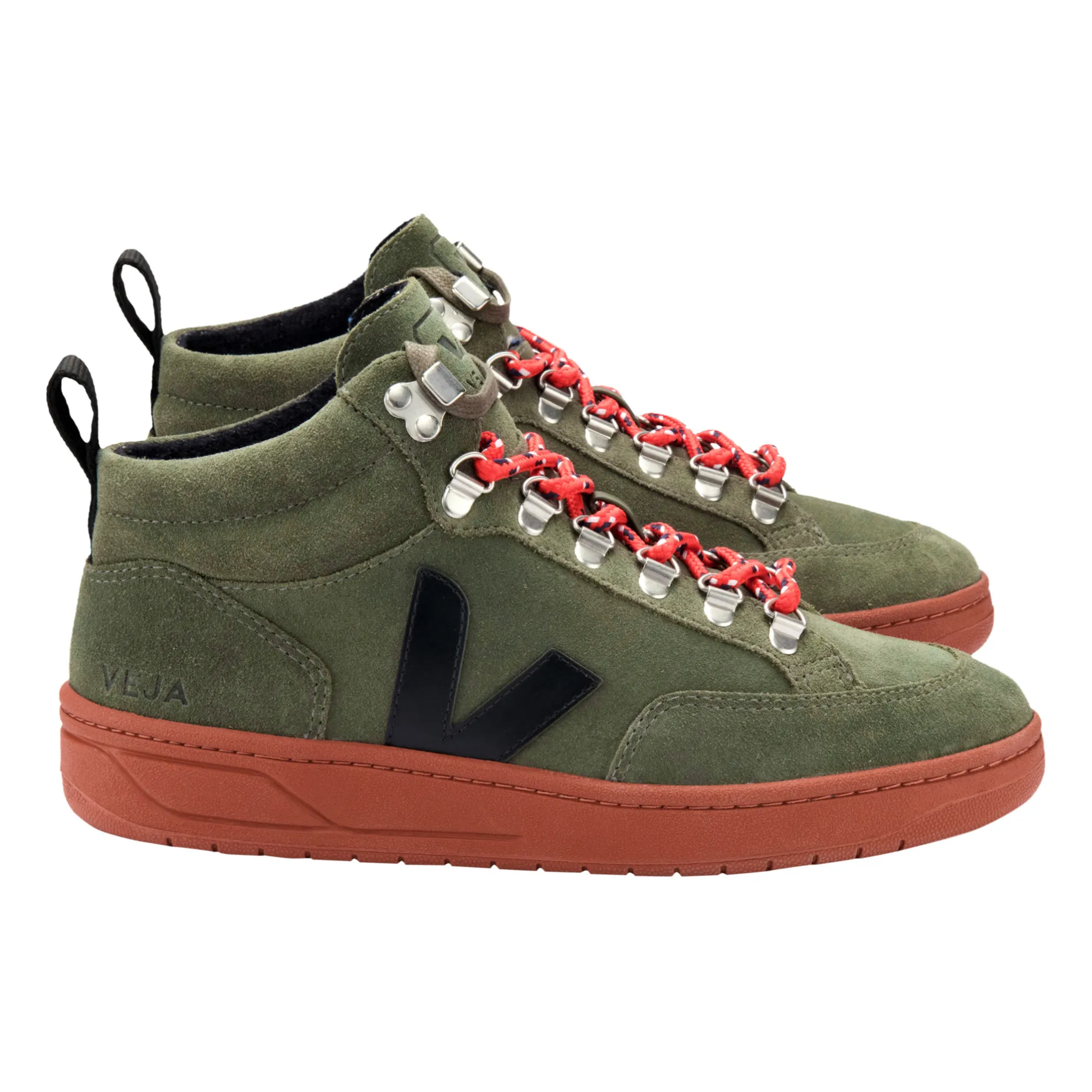 Veja Zapatillas altas con cordones Roraima Ante Colección