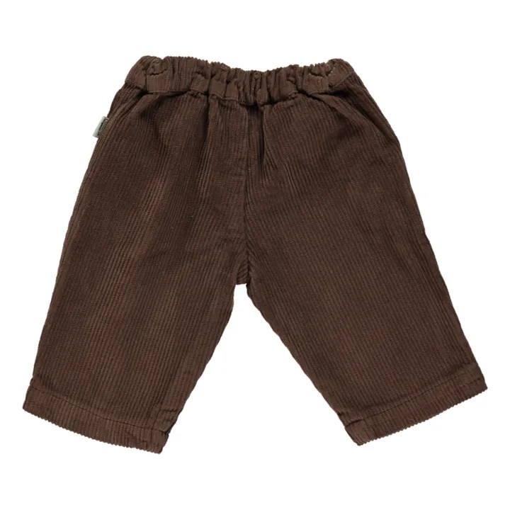 Pomelos Corduroy Trousers | Brown- Product image n°4