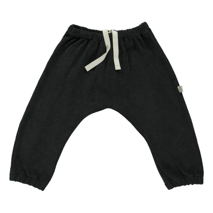 Pantaloni in stile Sarouel, modello: Terry Cannelle | Nero- Immagine del prodotto n°0
