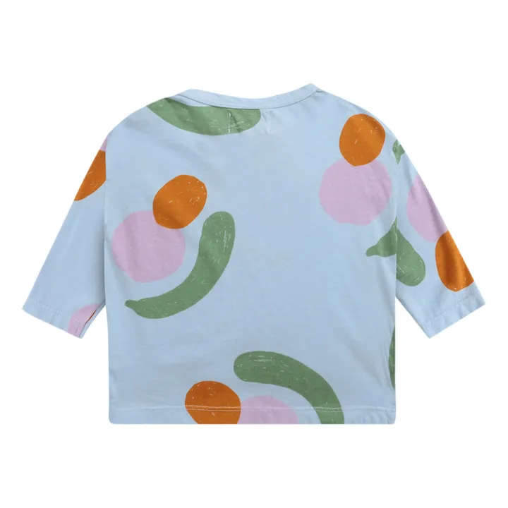 Fruits Organic Cotton Baby T-shirt | Light blue- Product image n°3