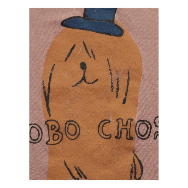 Camiseta de algodón orgánico Perro Bebé | Arena- Imagen del producto n°2