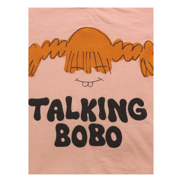 T-Shirt Coton Bio Bobo Bébé | Rose- Image produit n°2