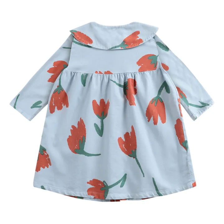 Vestito, motivo: tulipani, da bebè | Azzurro- Immagine del prodotto n°3