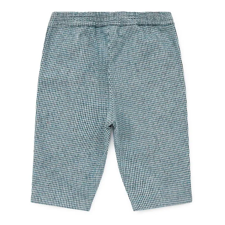 Darius Houndstooth Trousers | Green- Product image n°1