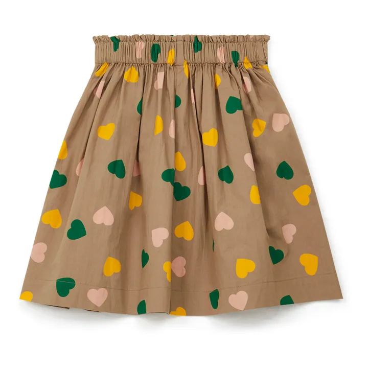 Ruche Organic Cotton Skirt | Beige- Product image n°2