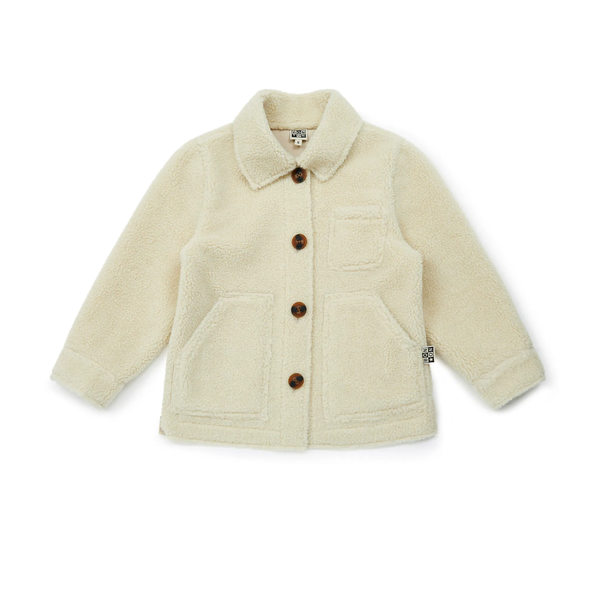Bonton Ecru Dawson Sherpa Jacket