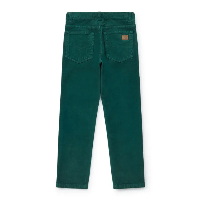 Pantaloni in velluto, modello: Daddy | Verde- Immagine del prodotto n°1