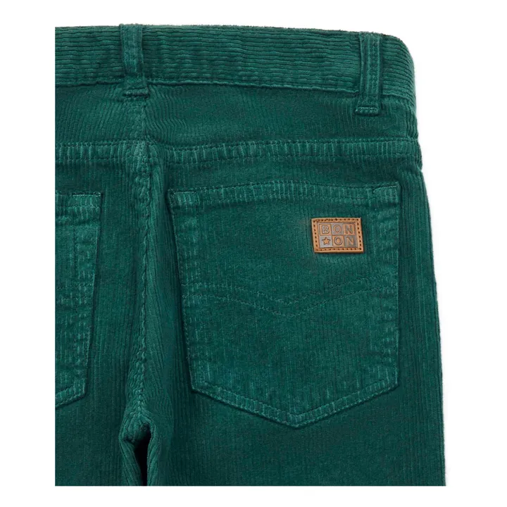 Pantaloni in velluto, modello: Daddy | Verde- Immagine del prodotto n°2