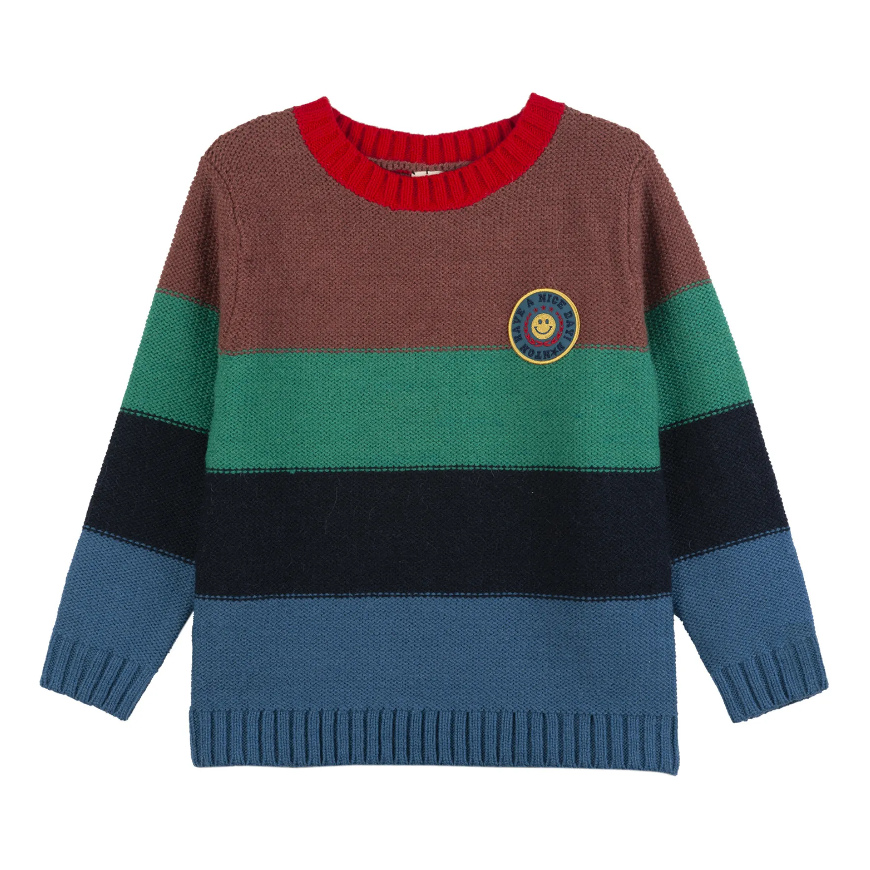 Bonton Caramel Striped Jumper