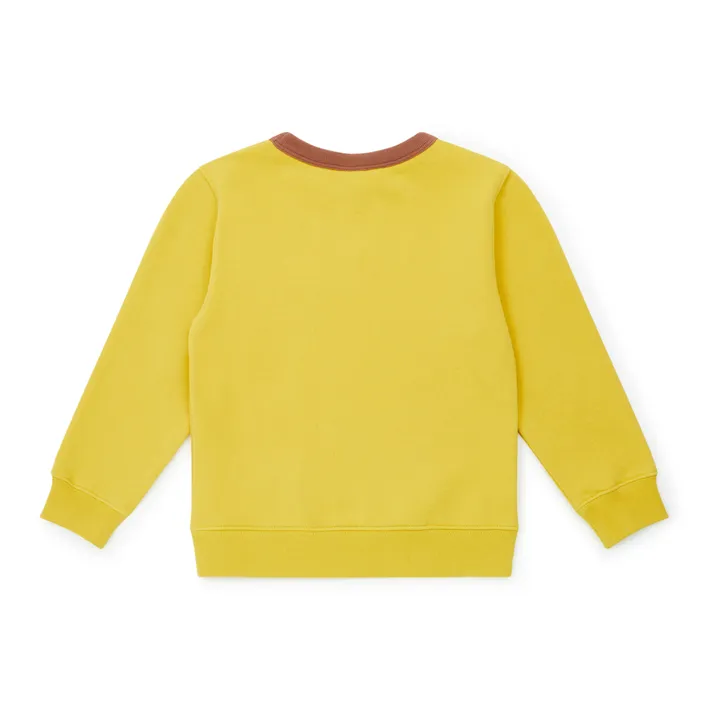 Sweatshirt Bio-Baumwolle Wow | Ocker- Produktbild Nr. 2