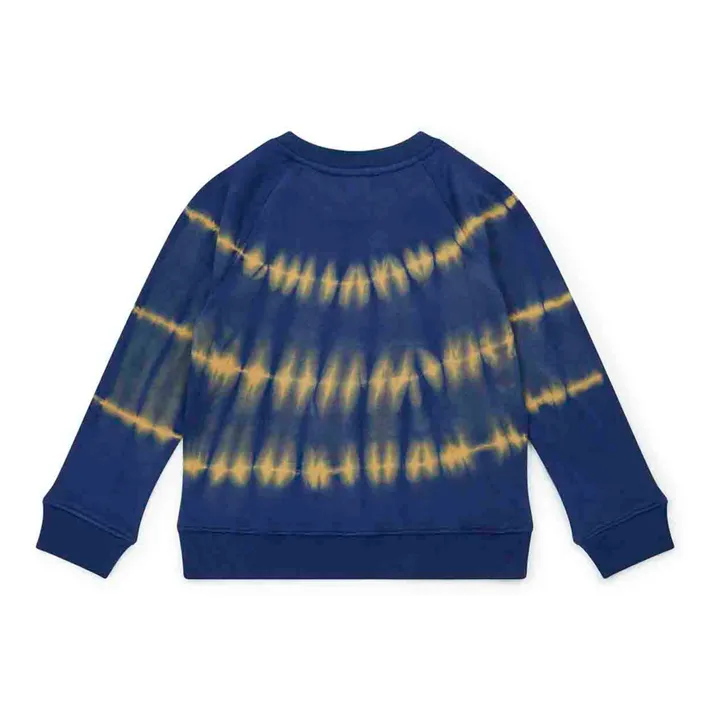 Sweatshirt Tie & Dye Bio-Baumwolle | Navy- Produktbild Nr. 2