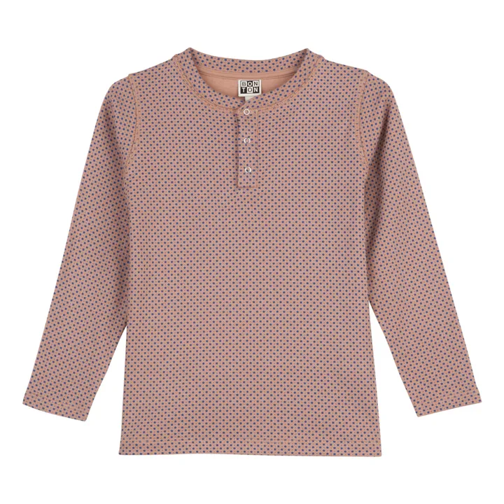 Pyjama Coton Bio Tudors | Caramel- Image produit n°1