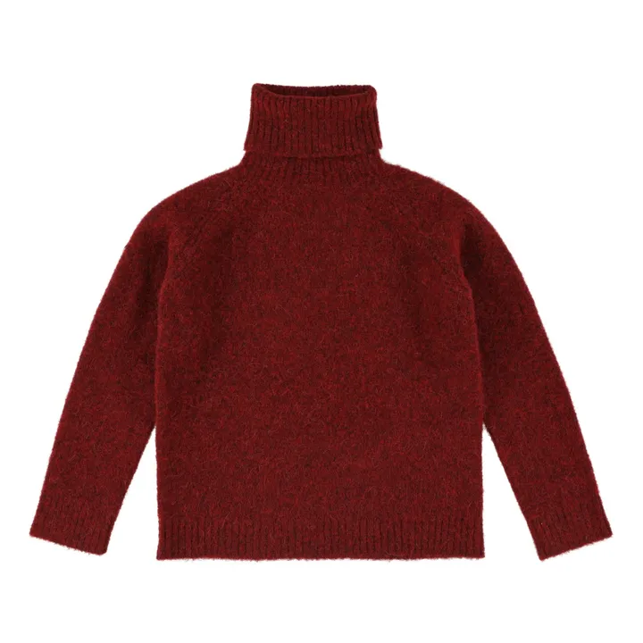 Mason Polo Neck Jumper | Red- Product image n°0