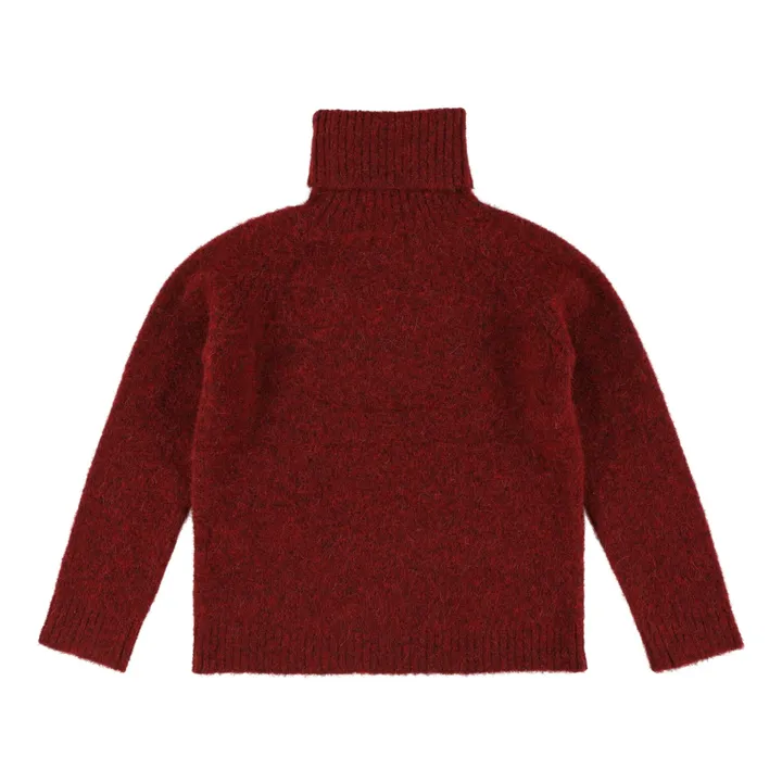 Mason Polo Neck Jumper | Red- Product image n°1