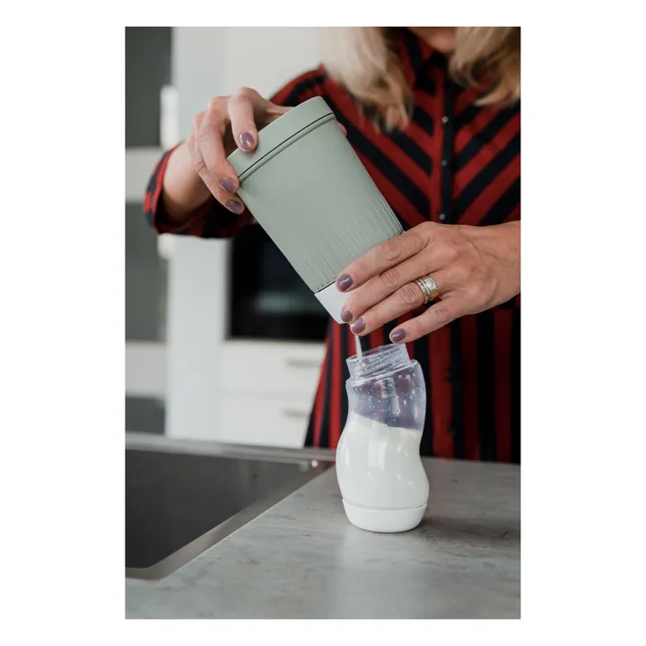 Milk Powder Dispenser | Almond green- Product image n°1