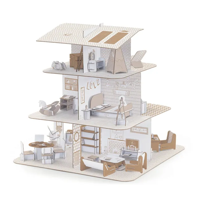 DIY - Casa de muñecas de cartón