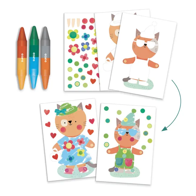 Juego de multiactividades Los animales y sus casas