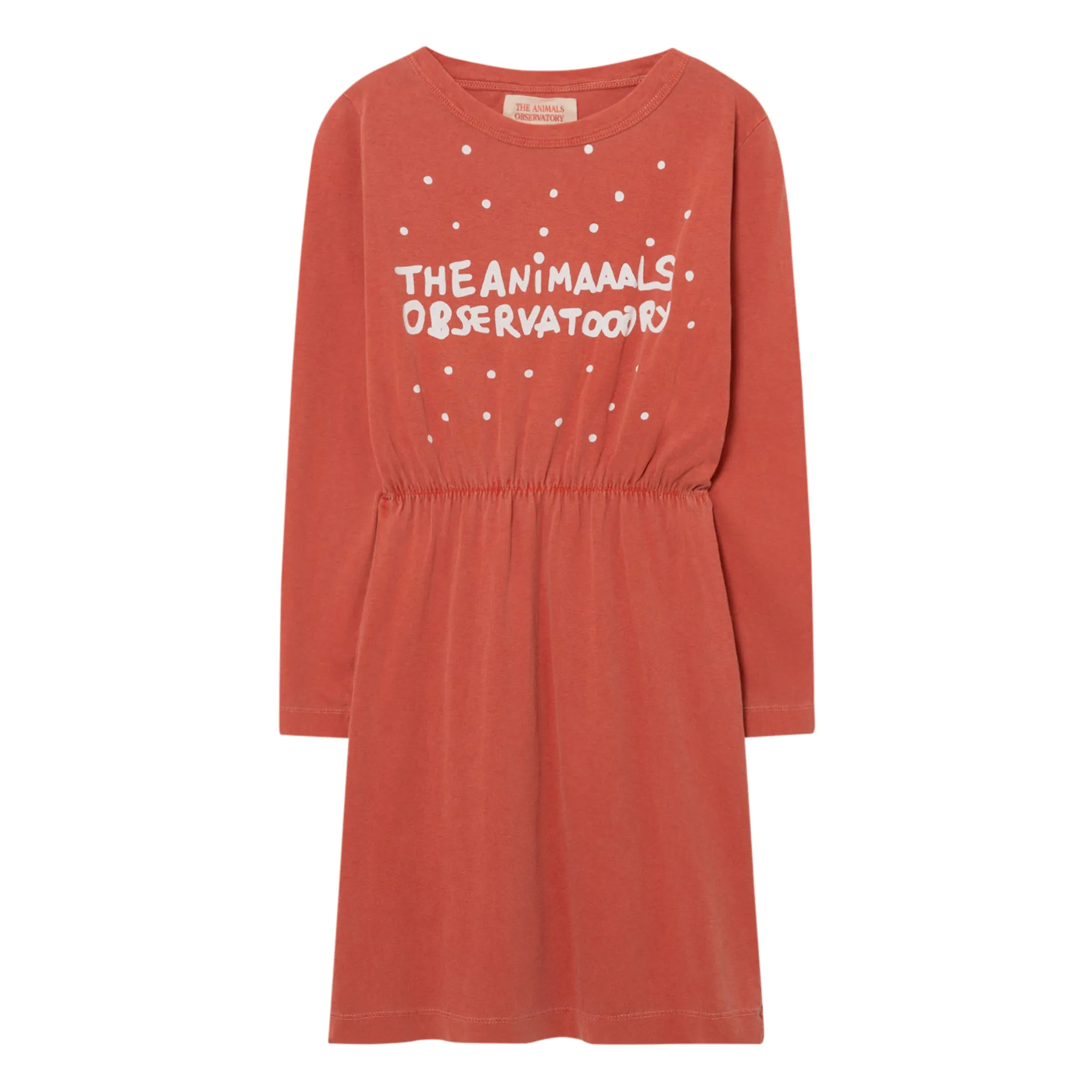 The Animals Observatory Red Crab Jersey Dress