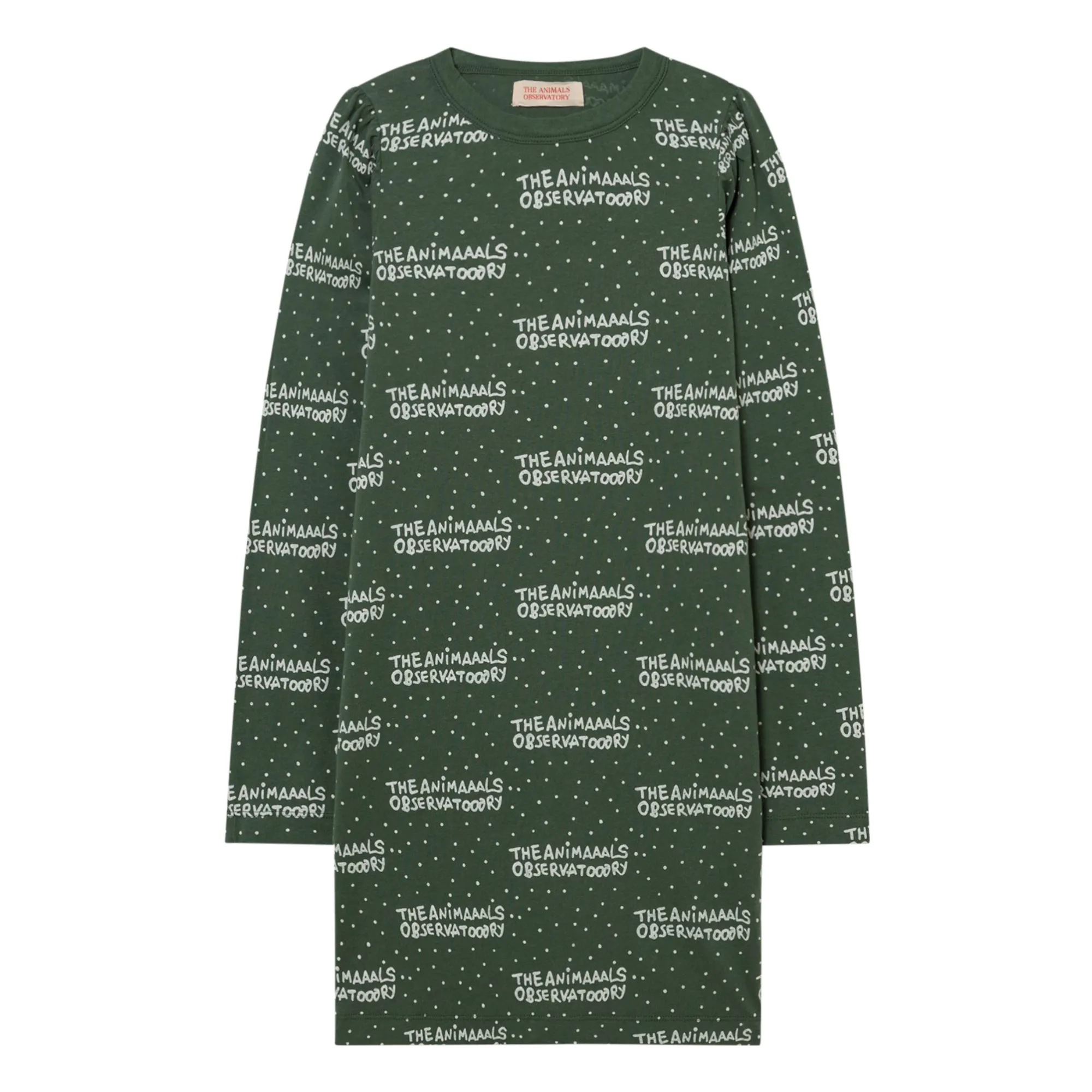 The Animals Observatory Green Big Dog Jersey Dress