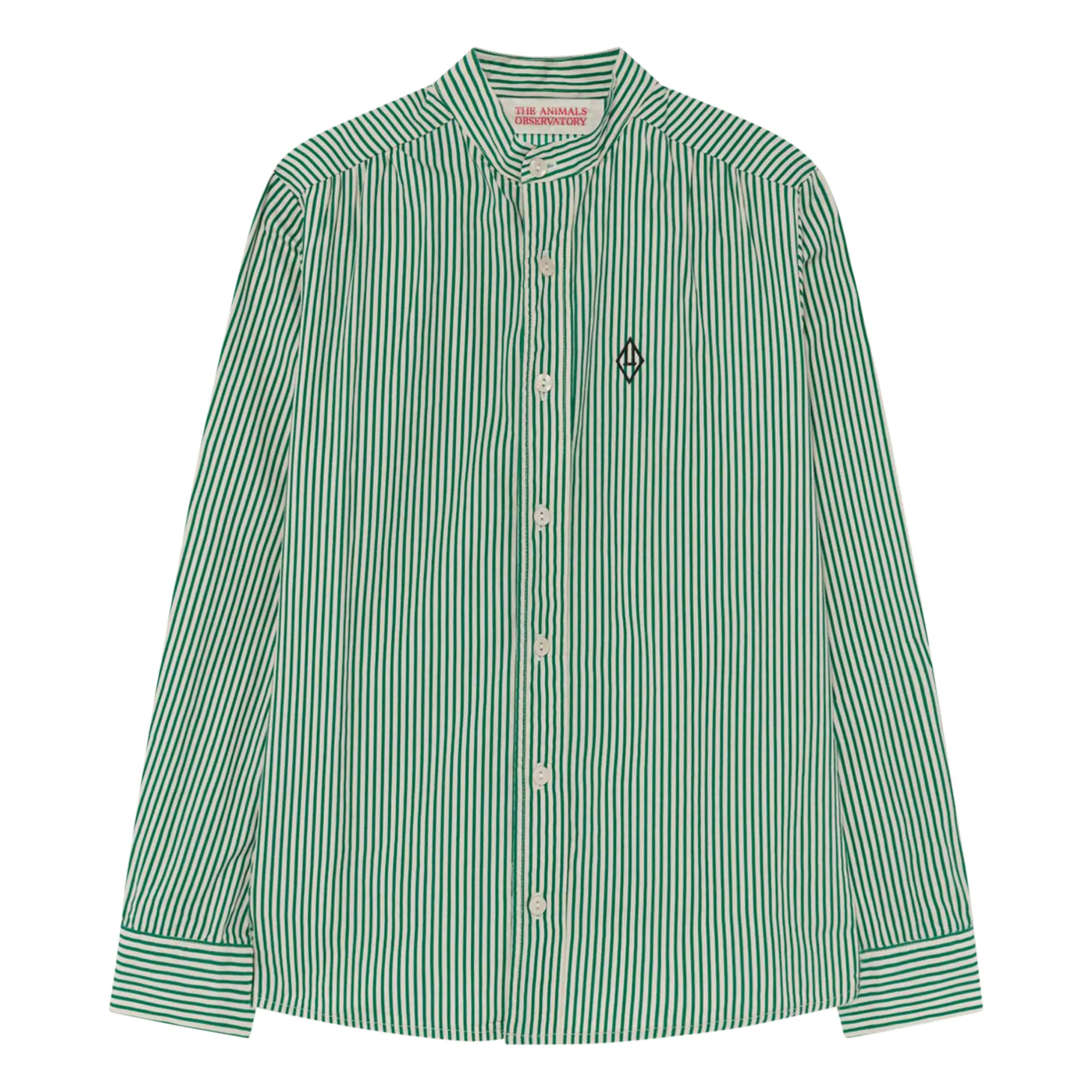 The Animals Observatory Green Scorpion Striped Shirt