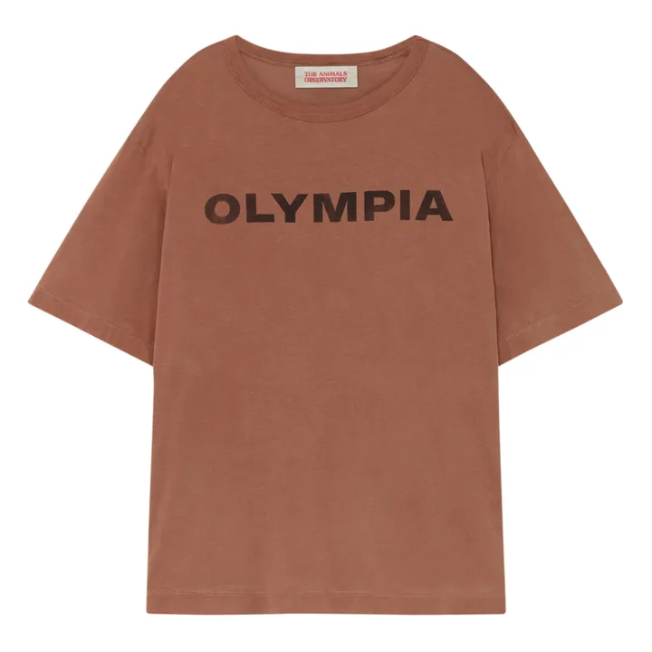 T-Shirt, modello: Oversize Olympia Rooster | Ruggine- Immagine del prodotto n°0