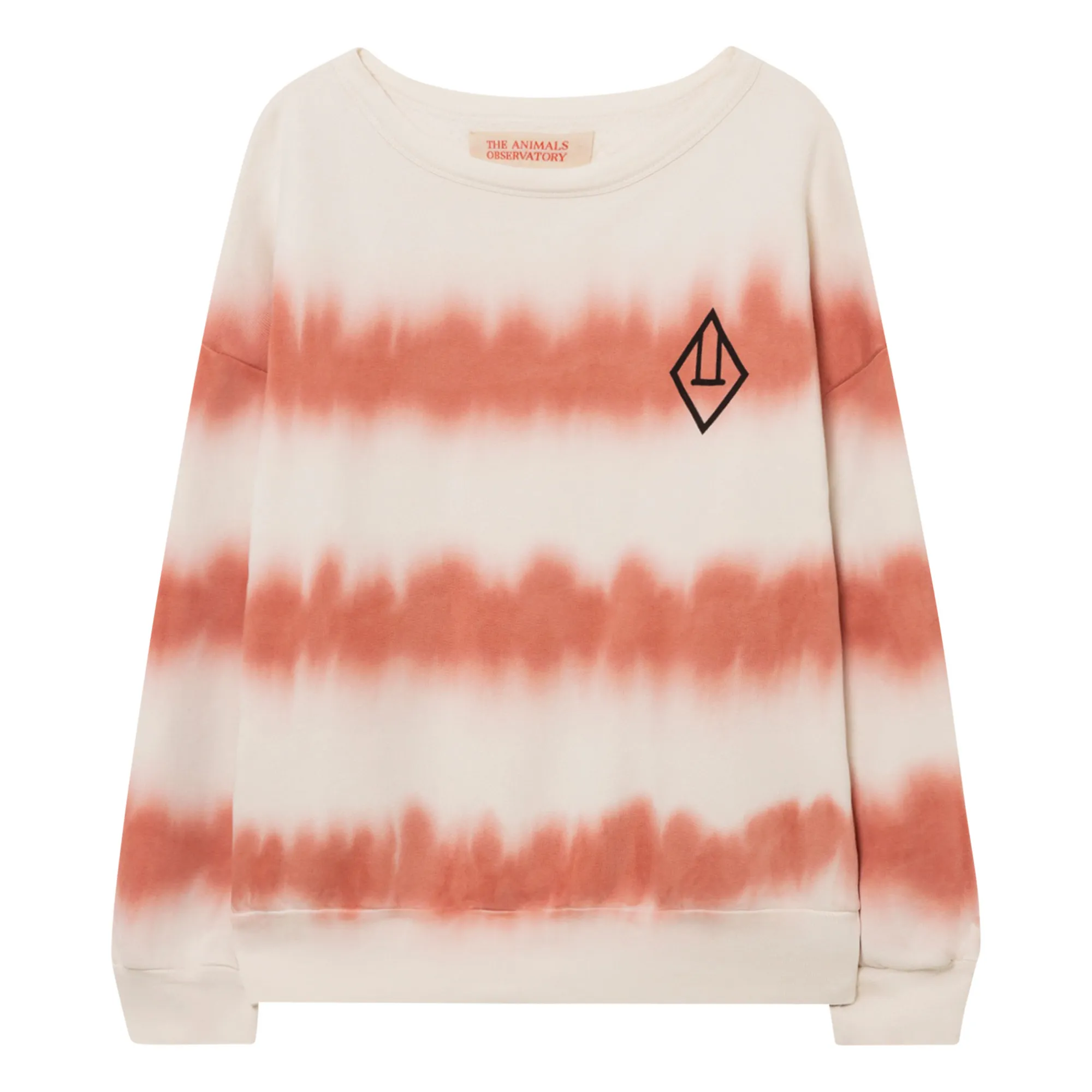The Animals Observatory Orange Oversize Tie-Dye Big Bear Sweatshirt