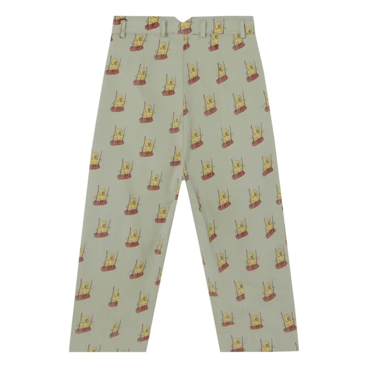 Emu Wide-Legged Bird Trousers | Sage- Product image n°3