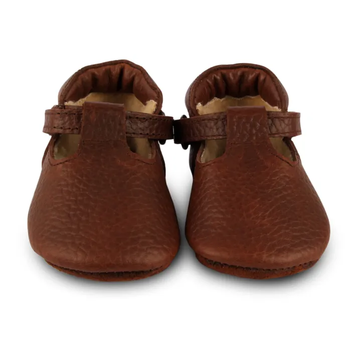 Pantofoline imbottite, modello: Elia | Cioccolato- Immagine del prodotto n°1