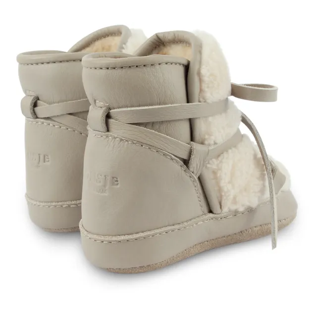 Inuk Sherpa-Lined Boots | Light grey