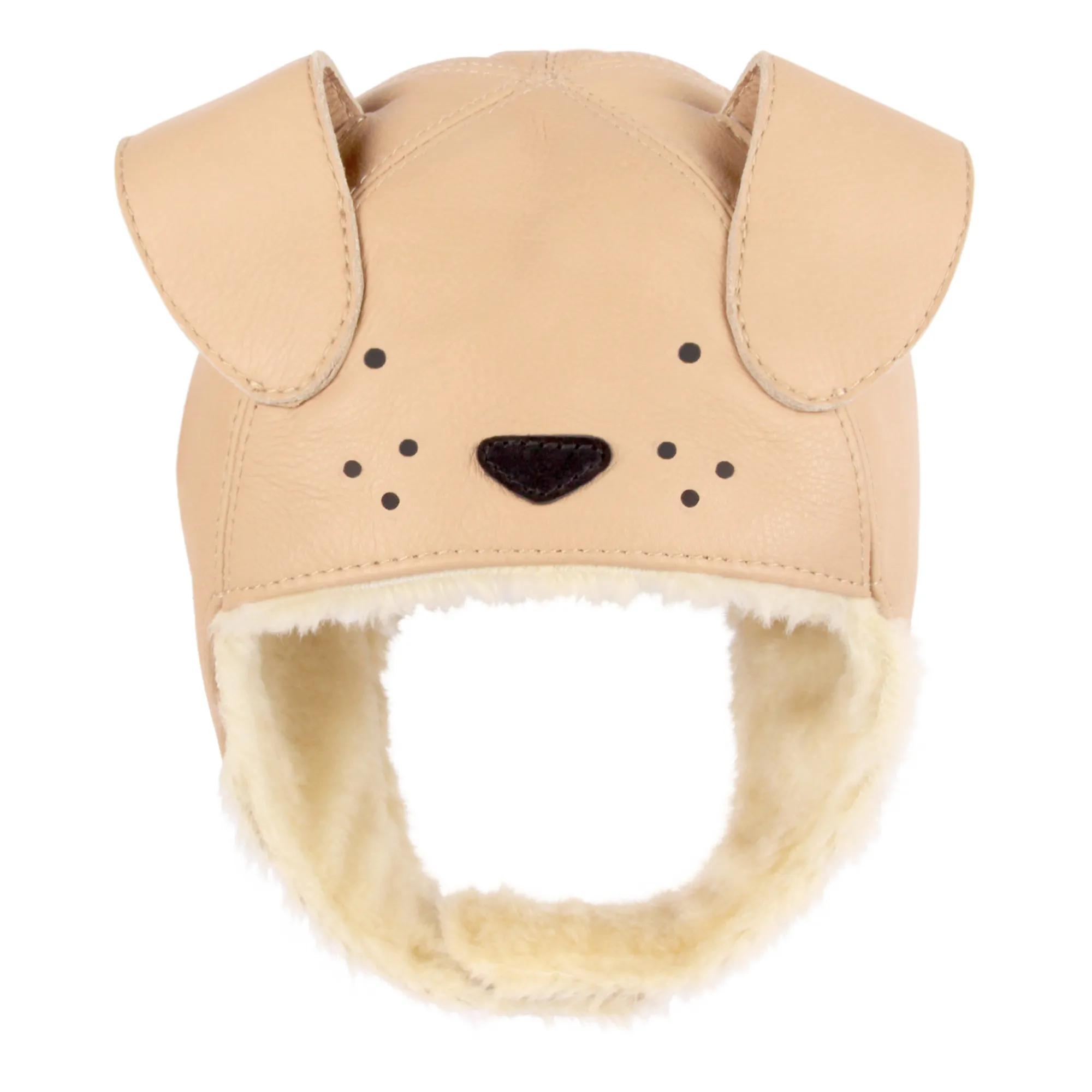 Donsje Beige Kapi Dog Bonnet