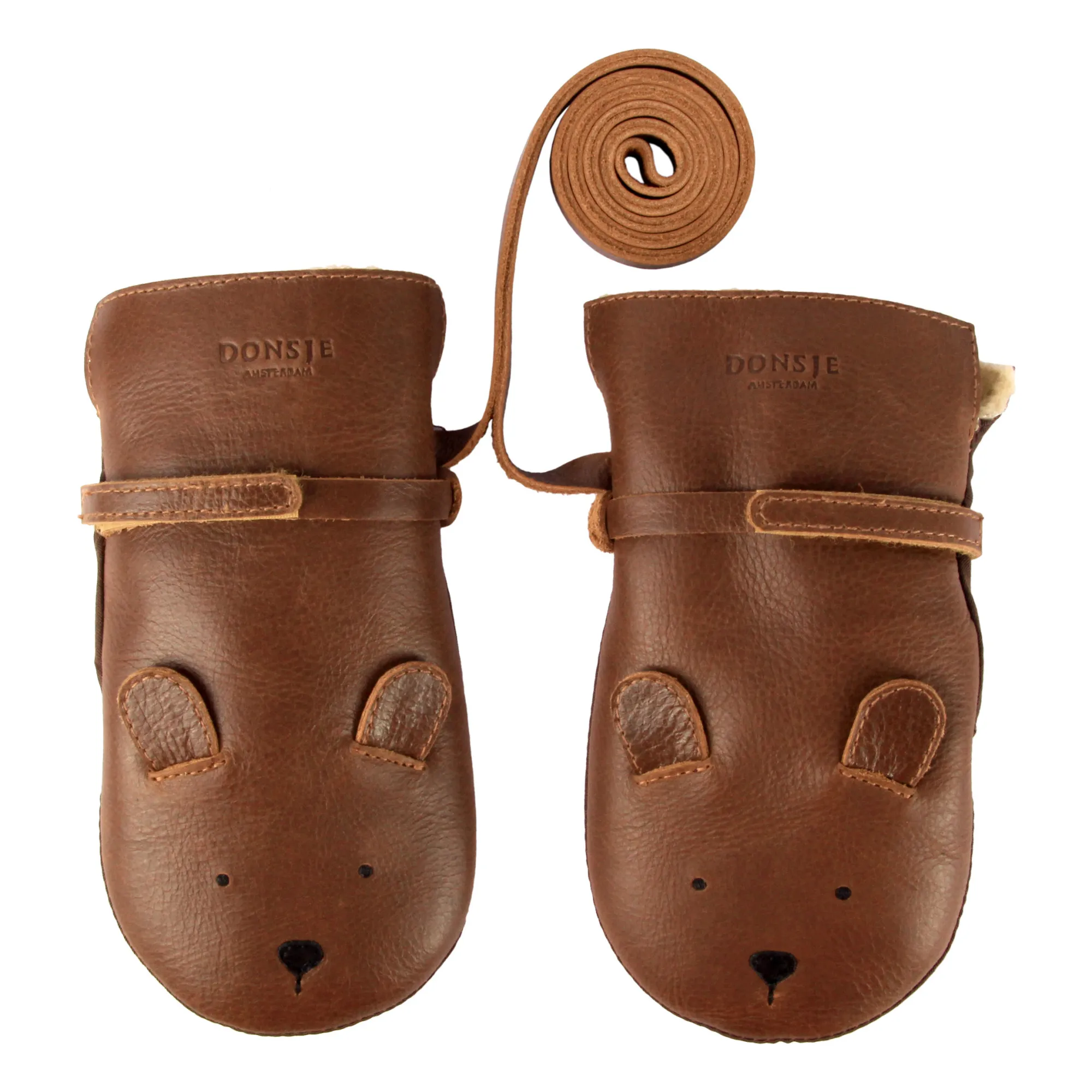 Donsje Brown Kapi Bear Mittens