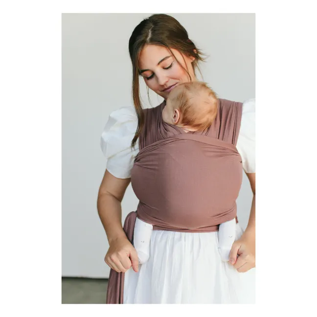 Fascia porta bebè in modale | Rosa antico