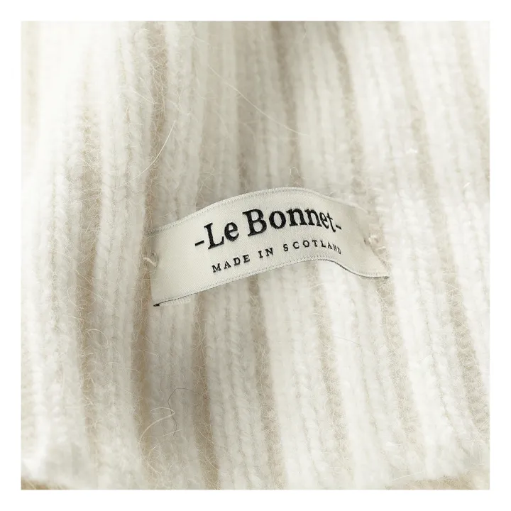 Bufanda de lana | Marfil- Imagen del producto n°2