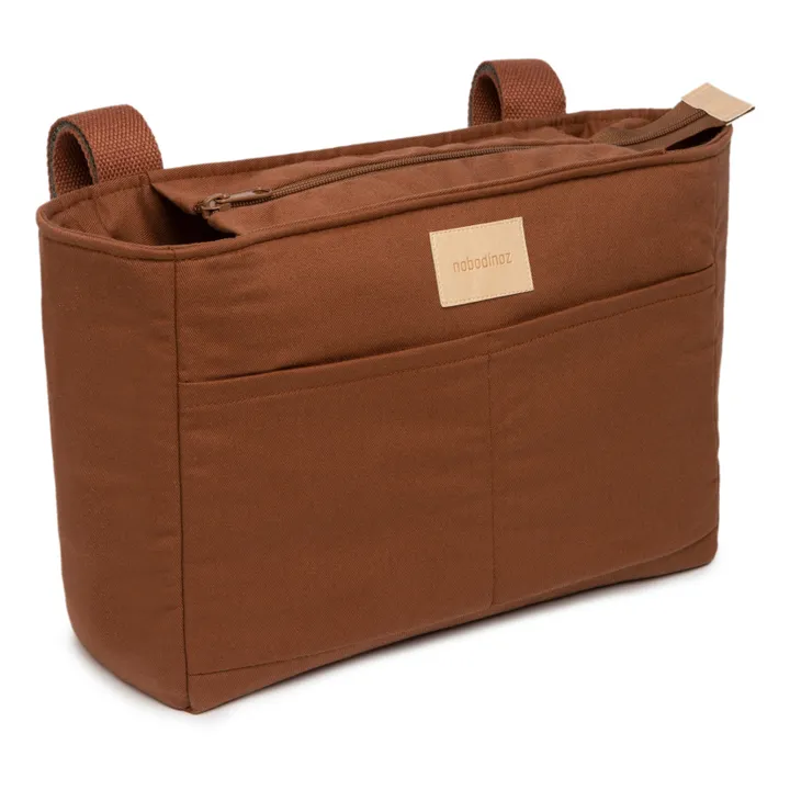 Nobodinoz Sac organisateur de poussette Baby on the go Argile