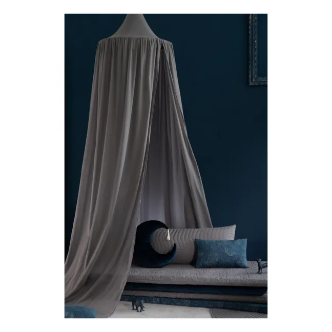 Vera Organic Cotton Bed Canopy | Grey
