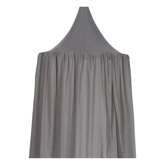 Dosel de algodón orgánico Vera | Gris