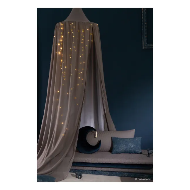 Vera Organic Cotton Bed Canopy | Grey
