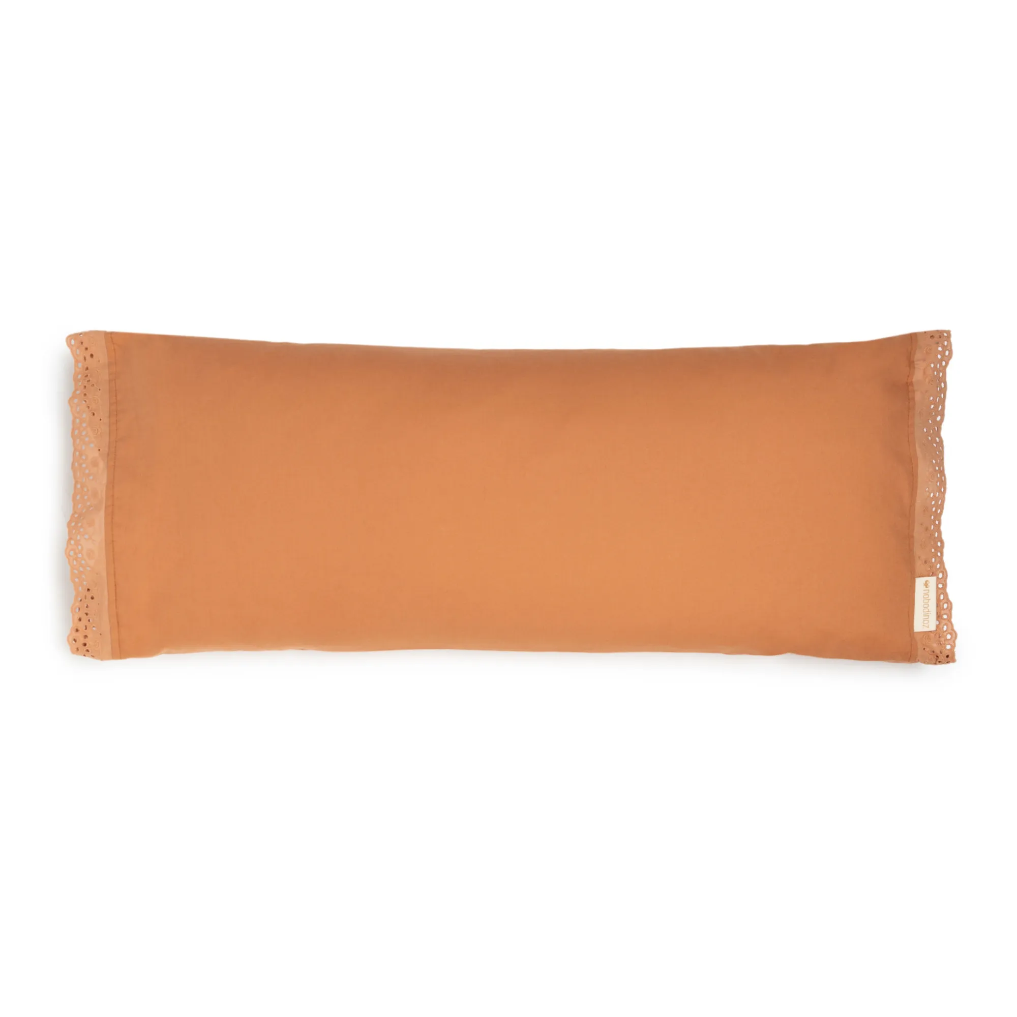 Nobodinoz Terracotta Vera Organic Cotton Rectangular Cushion