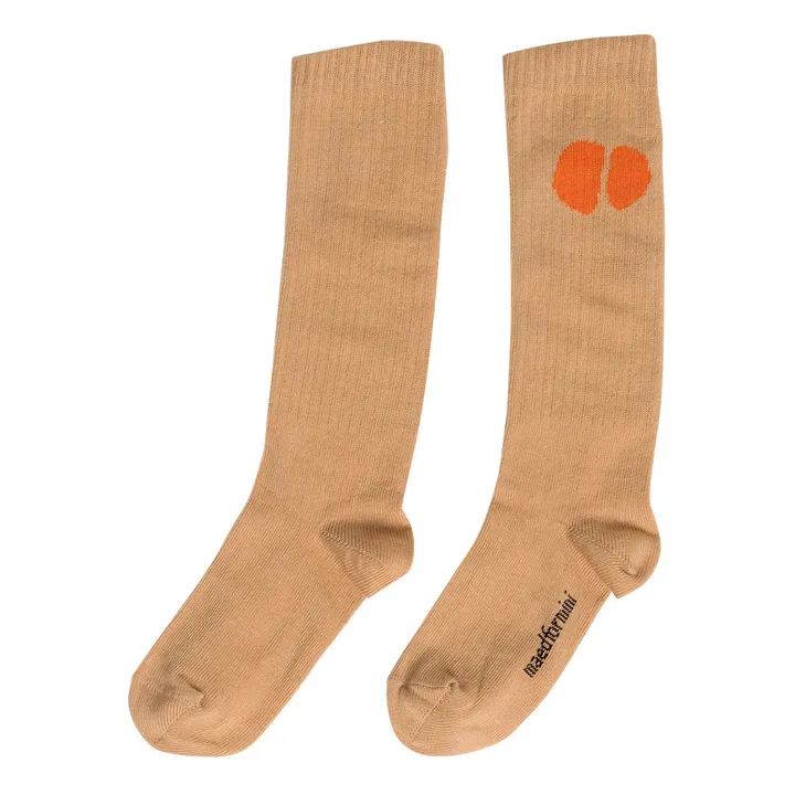Socken Pearly Prawn Bio-Baumwolle | Beige- Produktbild Nr. 0