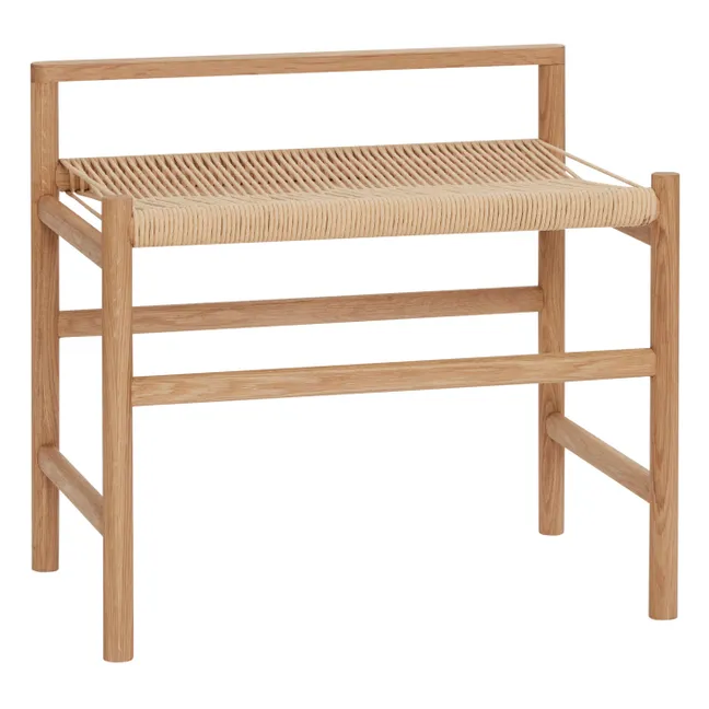 FSC Oak and Rope Bench | Oak