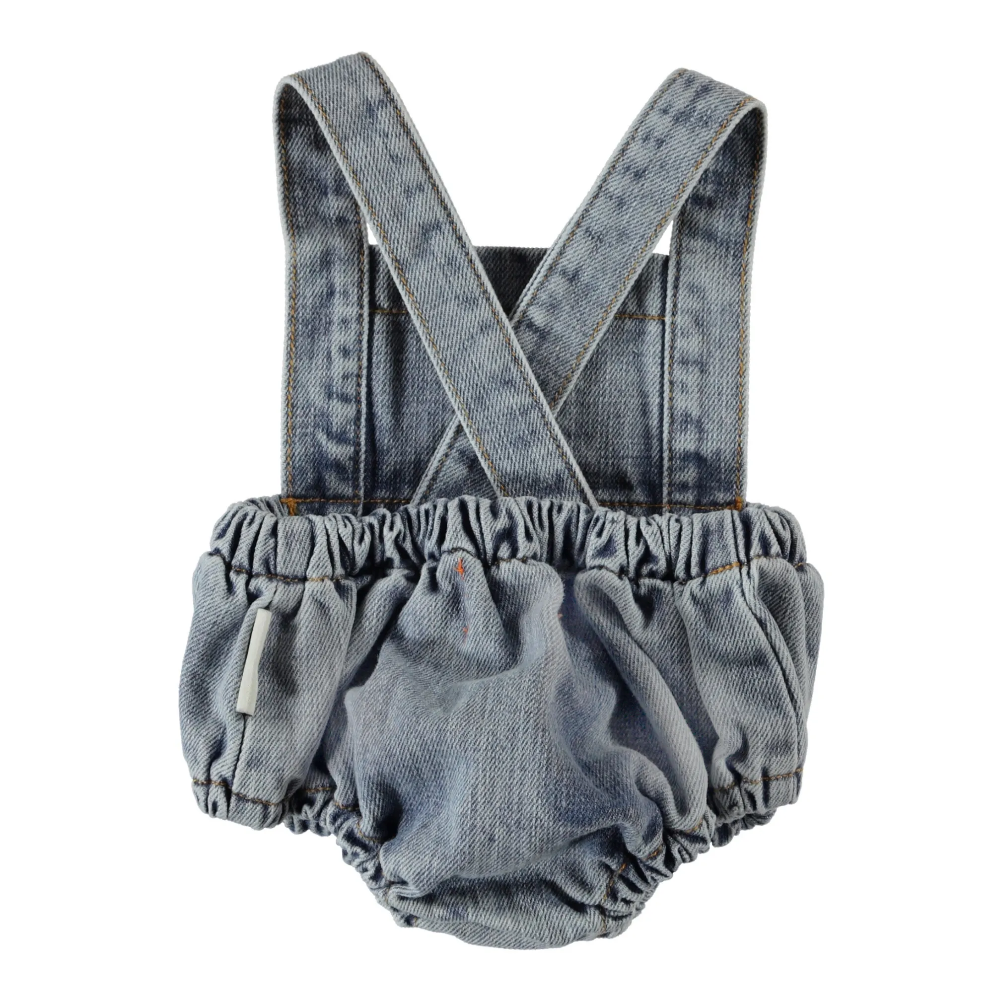 【ゆきんこさま専用】Denim romper + Dulston Bloomer Piupiuchick - Denim Romper - Denim stonewashed | Smallable