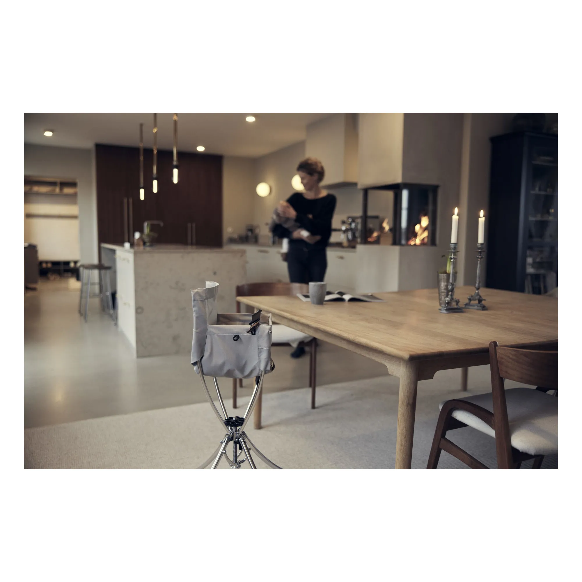Complete Kit: Carry Bag, Stand, Chair, Cradle and Baby Bouncer | Beige- Product image n°5