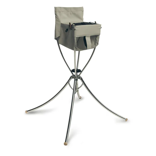 Kit completo: bolso bandolera, soporte, silla, cuna y hamaca | Beige