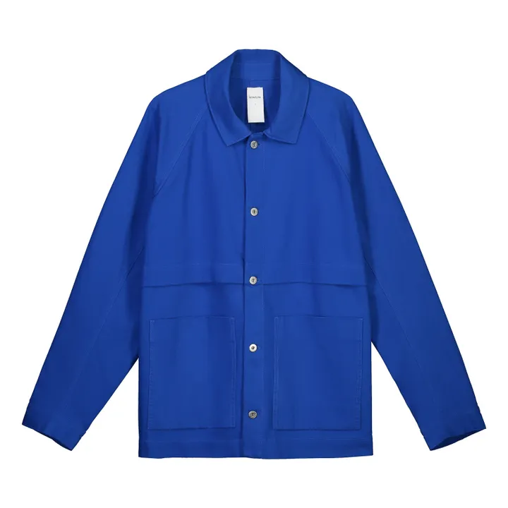 Everyday Organic Cotton Denim Jacket | Electric blue- Product image n°0